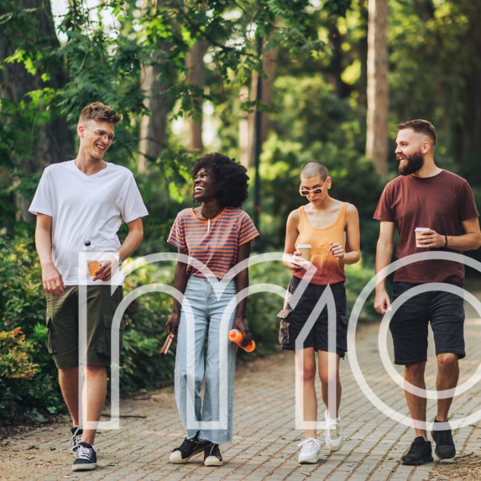 Chronic Disease Prevention Orlando Diverse group walking outdoors in Orlando, representing Moov Labs’ holistic approach to chronic disease prevention and lifestyle wellness.