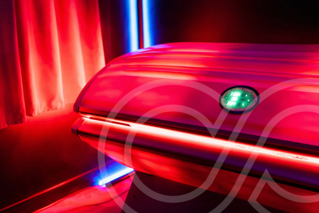 red light therapy bed