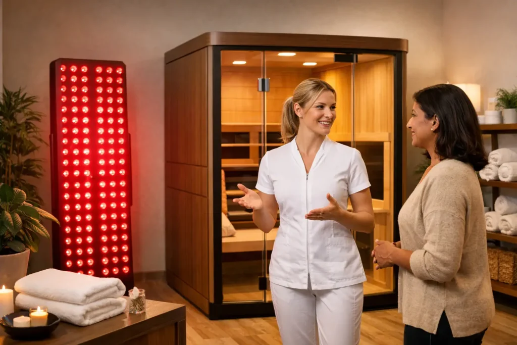Red Light Therapy vs Infrared Sauna
